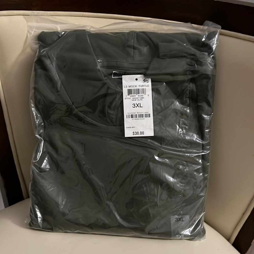 CLUB ROOM MOCK  LONG SLEEVES SHIRT